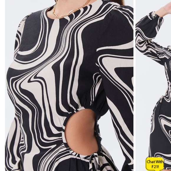 Forever 21 Marble Print Mini Dress in Pink - Picture 3 of 11